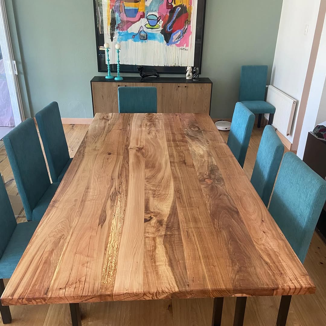 Mesa de Roble - Base Corchete